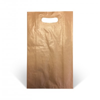 Brown Kraft Die-cut Handle Bags