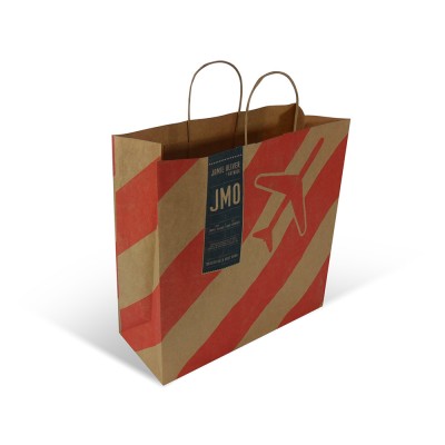 Printed Twist Handle Paper Bags