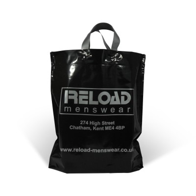 Printed Flexiloop Handle Plastic Bags